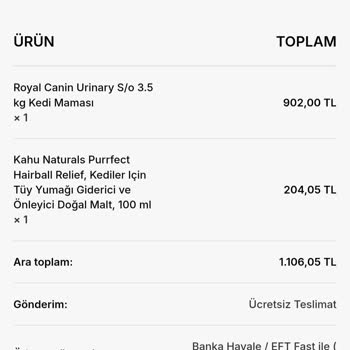 Petinize.com'dan Sipariş Sonrası Ürün Gönderilmedi Ve İade Yapılmadı