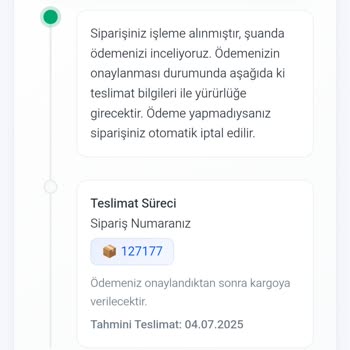 Sipariş Sonrası İletişim Yok, Ödeme Sonrası Sessizlik