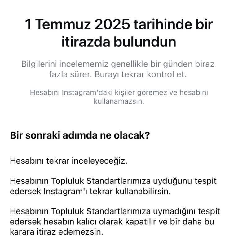 Instagram Hesabım Haksız Yere Askıya Alındı, Mağdurum!