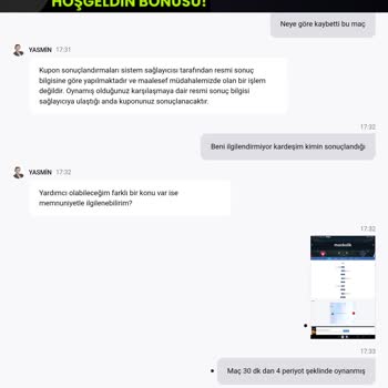 Yanlış Bahis Süresi Nedeniyle Kuponum Haksızca Kaybettirildi