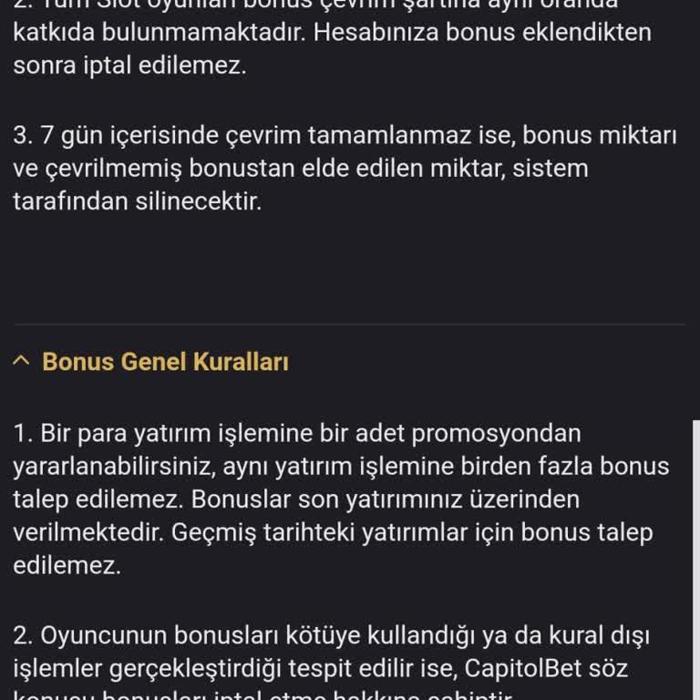 Capitolbet'te Haksız Para Silme ve Yetersiz Canlı Destek Deneyimi