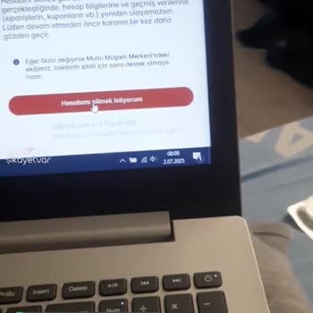 Alışgidiş Yeni Açtığım Hesabı Silemiyorum!