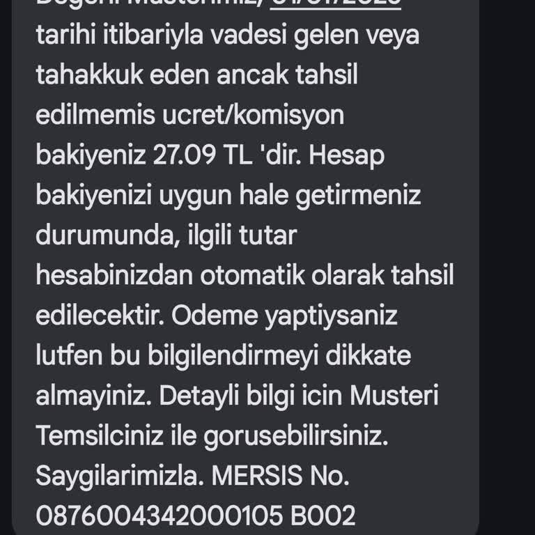 TEB Bankası'ndan Hesap Açma Ve Ücret Mesajlarıyla İlgili Sürekli Rahatsızlık