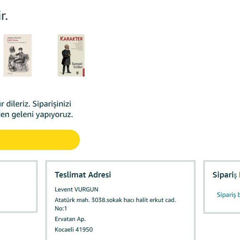 Siparişin Gecikmesi Ve Yetersiz Çözüm Süreci
