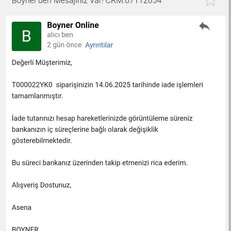 İade Sürecinde Gecikme Ve Yetersiz Bilgilendirme Nedeniyle Mağduriyet