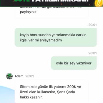 Kayıp Bonusu Sonrası Çark Hakkı Verilmemesiyle İlgili Belirsizlik