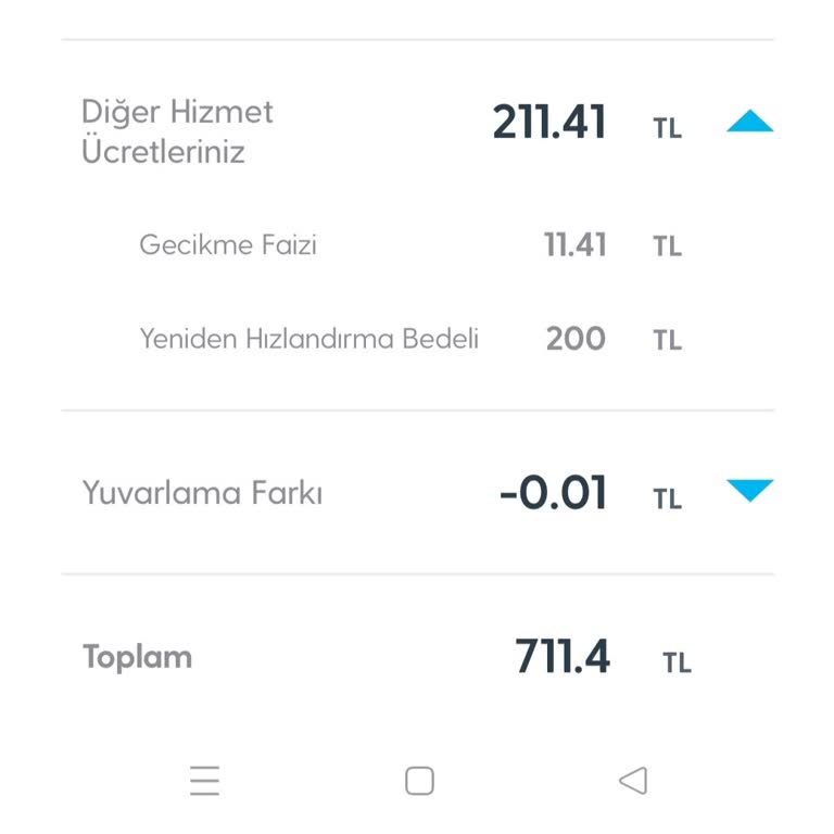 Faturada Ek Ücret Ve Hızlandırma Bedeli Sorunu