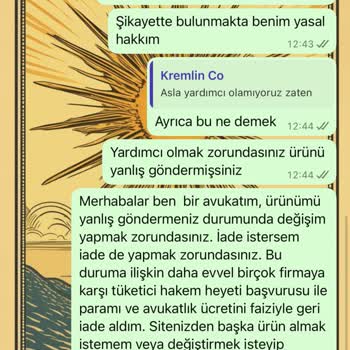 Yanlış Ve Defolu Ürün, Üstüne Engelleme!