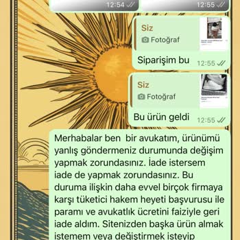 Yanlış Ve Defolu Ürün, Üstüne Engelleme!