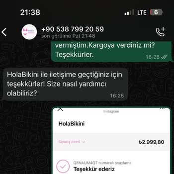 Sipariş Verilmesine Rağmen Ürün Gönderilmedi Ve İletişim Sağlanamıyor