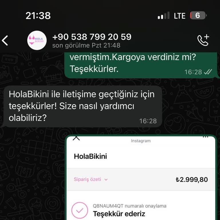 Sipariş Verilmesine Rağmen Ürün Gönderilmedi Ve İletişim Sağlanamıyor