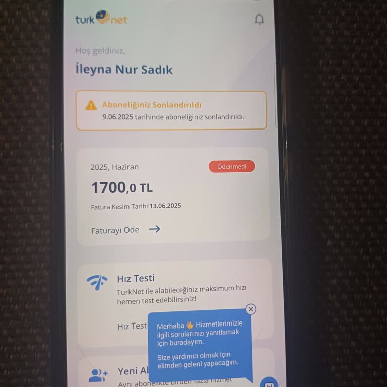 Kullanmadığım Modem Ve Altyapı Sorunu Nedeniyle Mağdur Edildim