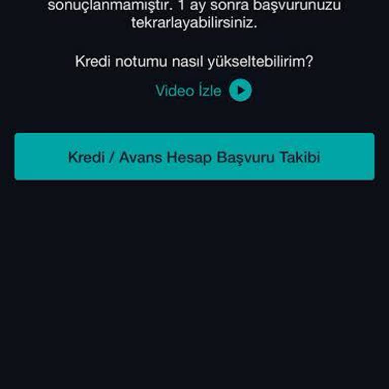 Kredilerimi Erken Kapattım, Yeni Kredi Talebim Reddedildi