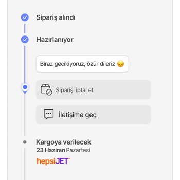 Siparişin Geç Teslimi Ve Eksik İade Sorunu
