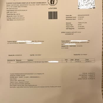 Siparişin Geç Teslimi Ve Eksik İade Sorunu