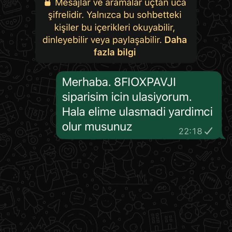 Haftalardır Teslim Edilmeyen Sipariş Ve İletişimsizlik Sorunu