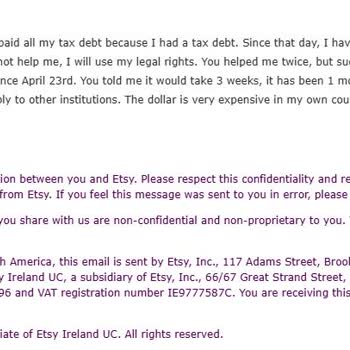 Etsy Hesabımı Kapatamıyorum Vergi Borcum Birikiyor