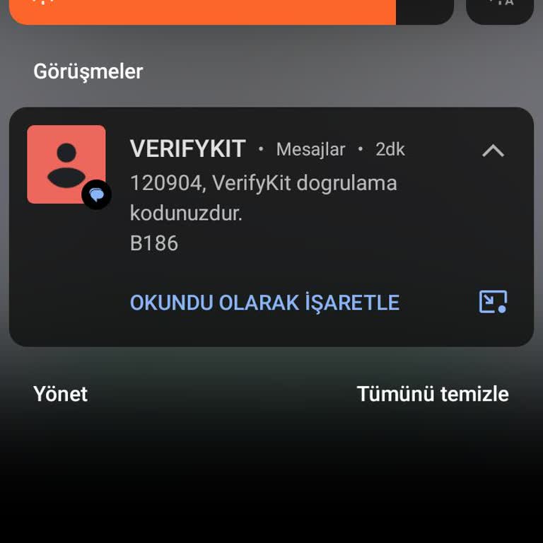 Bilgim Dışında Telefonuma Gelen Doğrulama Koduyla Kişisel Veri Endişesi
