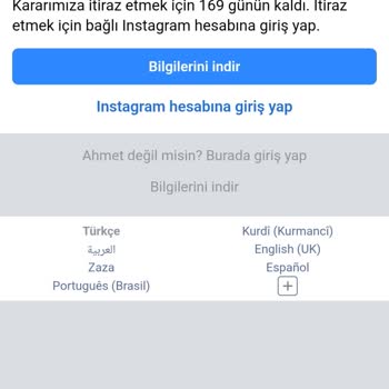 Instagram Hesabımın Kapatılması Ve İtiraz Sürecinde Yaşanan Sorun