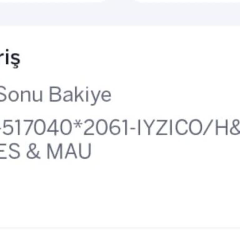 H&M'den Alışveriş Yaptım, Siparişim Görünmüyor Ve Param Çekildi