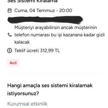 Teklif Ücretlerinin Belirlenme Şekli Ve Yüksek Maliyetler Kafamı Karıştırıyor