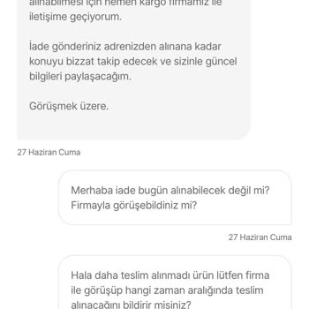 İade Sürecinde Yaşanan Sorunlar Ve Yanlış Adres Kayıtları Nedeniyle Ürün Teslim Alınamıyor