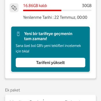 Hediye İnternet Paketi Kendi GB'larımı Da Tüketiyor, Sorun Tekrarlandı
