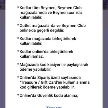 Pluxe Üzerinden Alınan Beymen Hediye Çekinde Eksik Bilgilendirme Ve İade Talebi