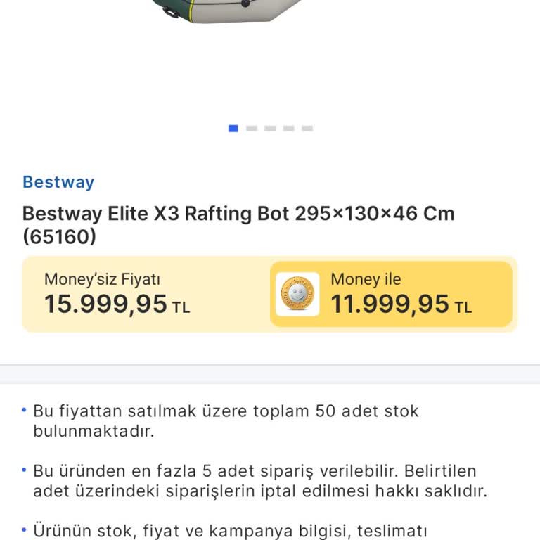 Migros Extra'dan Aldığım Bot Hatalı Çıktı, Sorunum Çözülmedi