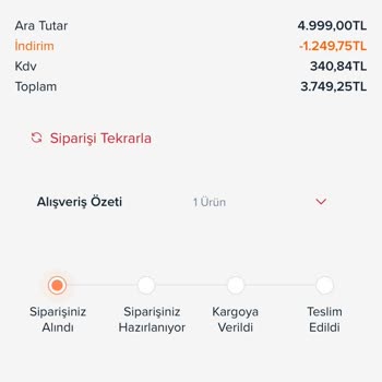 İndirim Sonrası İptal Seçeneği Sunulmayan Sipariş Mağduriyeti