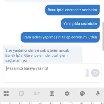 Bilet Alımında Esnek İptal Ücreti İadesi Yapılmadı