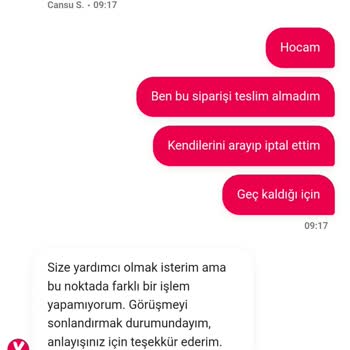 Ne Sipariş Var Ne Para İadesi Müşteri Desteği Yetersiz