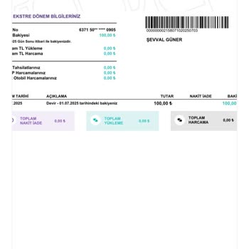 Param Uygulamasında Bakiye Hatası Ve Kredi Kartı Fotoğrafı Talebi Mağduriyeti