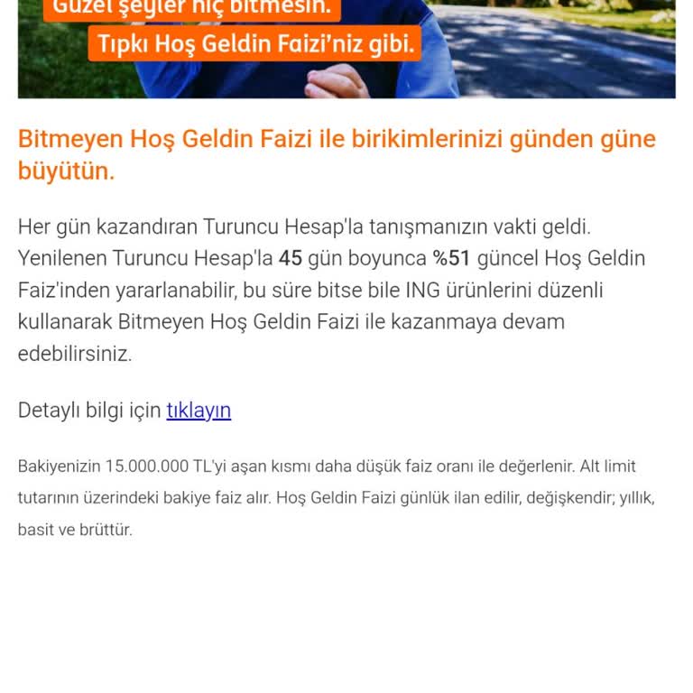 Ing Hoşgeldin Faiz Oranında Erken Düşüş Mağduriyeti