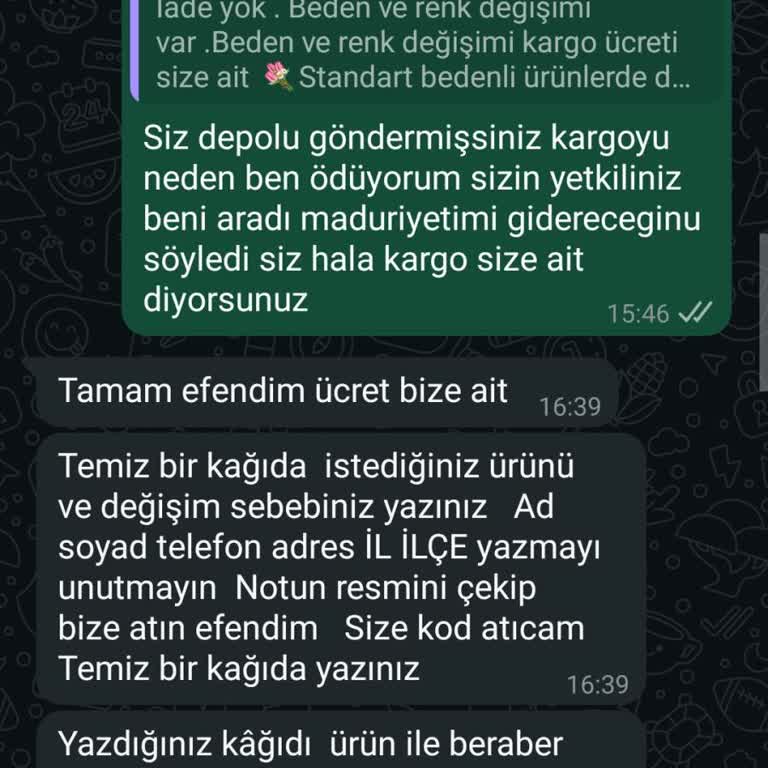 Depolu Ürün Eksik Ve Kargo Ücreti Haksız Yansıtıldı