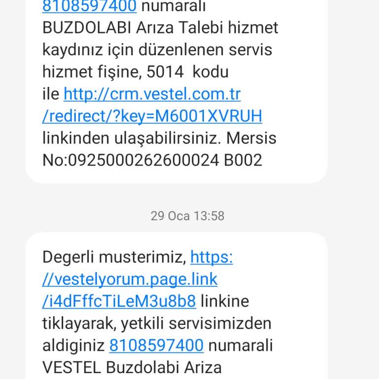 Vestel Buzdolabında Tekrarlayan SR Hatası Ve Yetersiz Servis Deneyimi