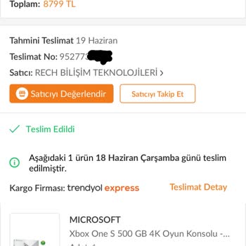 Kargoda Kaybolan Xbox İçin Trendyol Çözüm Sunmuyor, Param İade Edilmiyor