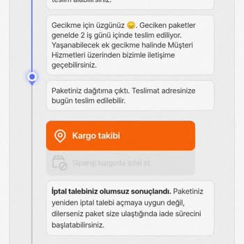 Kargo Dağıtım Sorunu Ve Yetersiz Müşteri Hizmeti Deneyimi