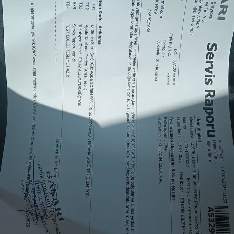 1 Aylık İphone 16 Pro Max Arızası Ve Değişim Sürecinde Yaşanan Mağduriyet