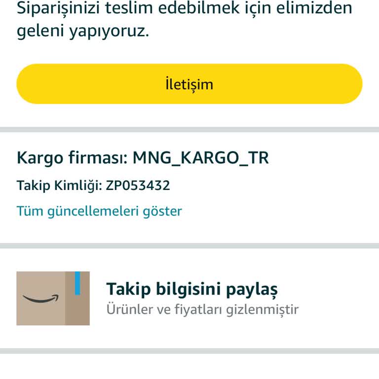 Amazon.com.tr Siparişim Teslim Edilmedi, Müşteri Hizmetlerinden Destek Alamadım
