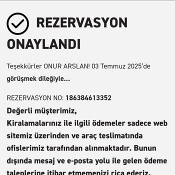 Rezervasyon Onaylandıktan Sonra Araç Yok Denilip Ek Ücret İstenmesi Müşteri Güvenini Sarsıyor