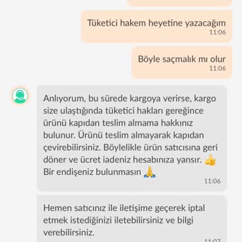 Yanlış Aldığım Ürünü İptal Edemiyorum Satıcı Ve Destek Yardımcı Olmuyor