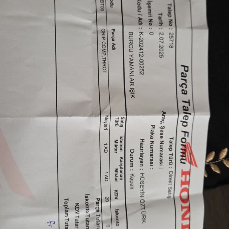 Honda Servisinde Yaşanan İlgisizlik Ve Mağduriyet