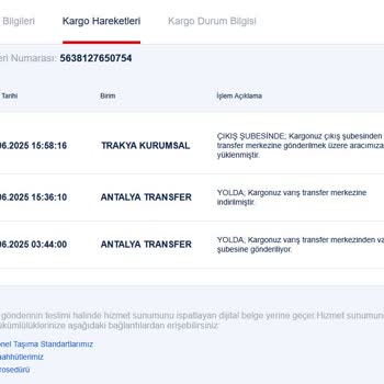 Kargom Kayboldu, Ne Ürün Var Ne Para İadesi!