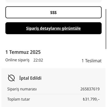 Onaylanan Siparişlerim Gerekçesiz İptal Edildi, Fiyat Artışıyla Yeniden Satışa Sunuldu