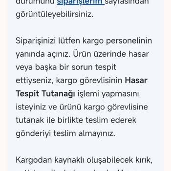 Siparişimde Yanlış Renk Çaycı Gönderildi Mağdur Oldum