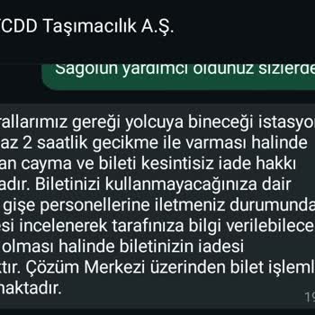 TCDD’de Sürekli Gecikme Ve Eksik İade Sorunu Yolcuları Mağdur Ediyor