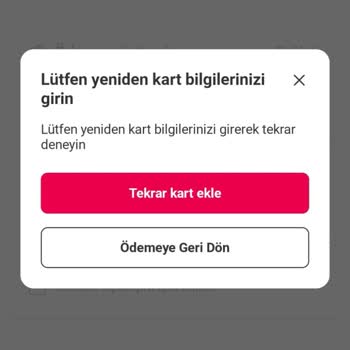 Verilen Kuponu Kullanamıyorum, Uygulamayı Siliyorum