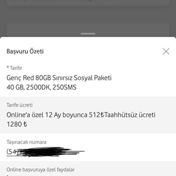 Onaylanan 80 GB Tarife Yerine 40 GB Paket Tanımlandı