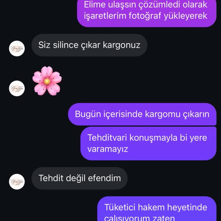Şikayet Silinmeden Kargo Gönderilmiyor